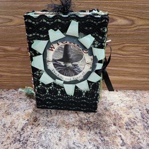 Wicked themed handmade journal